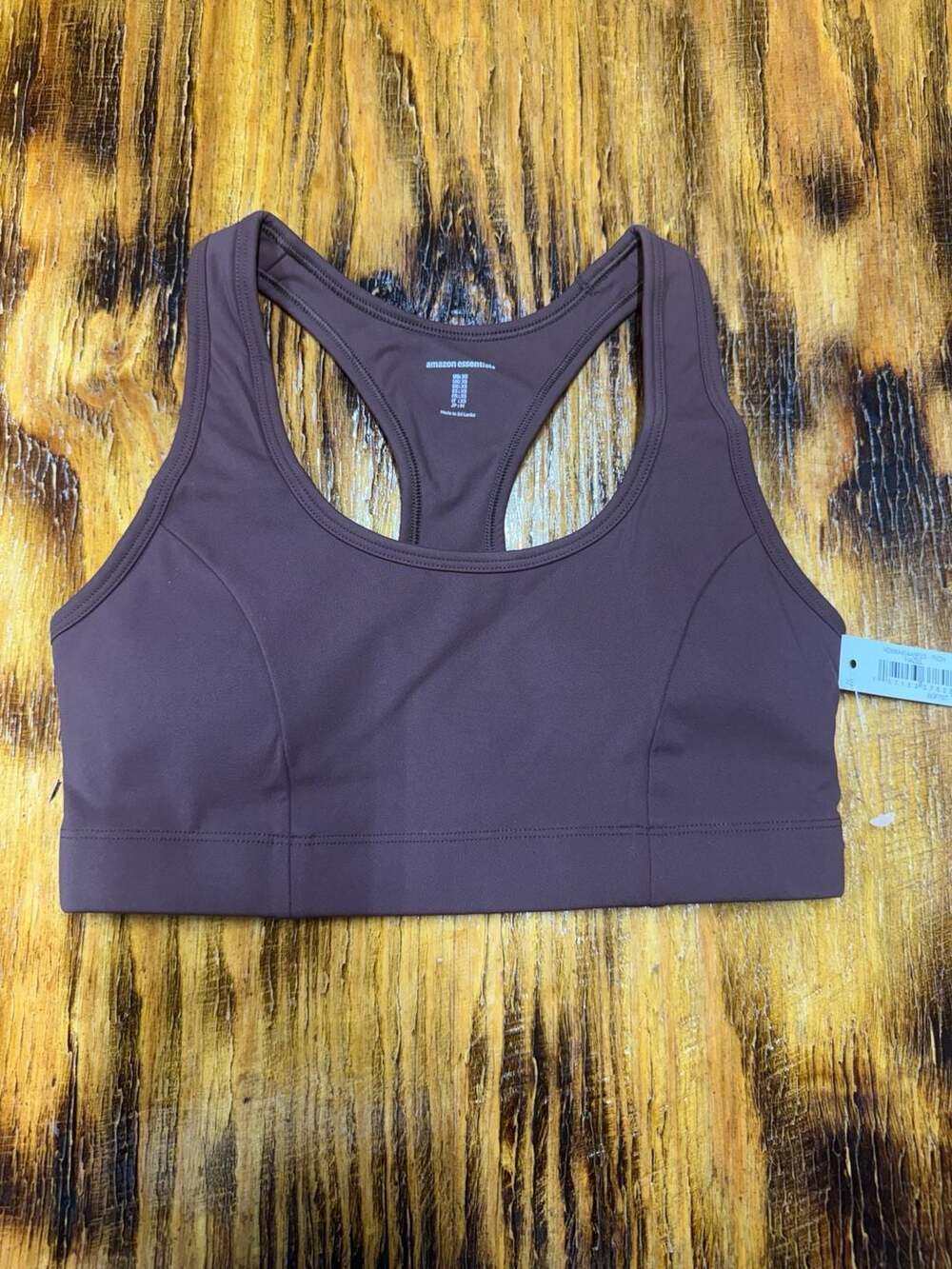 Amazon Essentials Sports Bra Size XS Rich Hazel Racerback